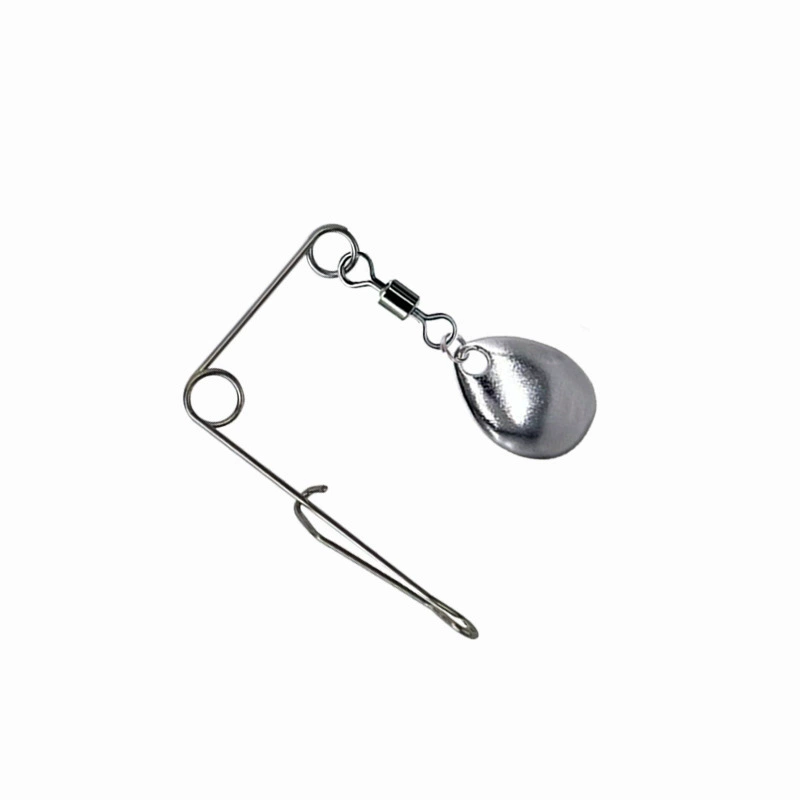 Luya bait stainless steel balanced accessories composite rotation sequins beard gossis accessories light sea water bait fishing gear accessories