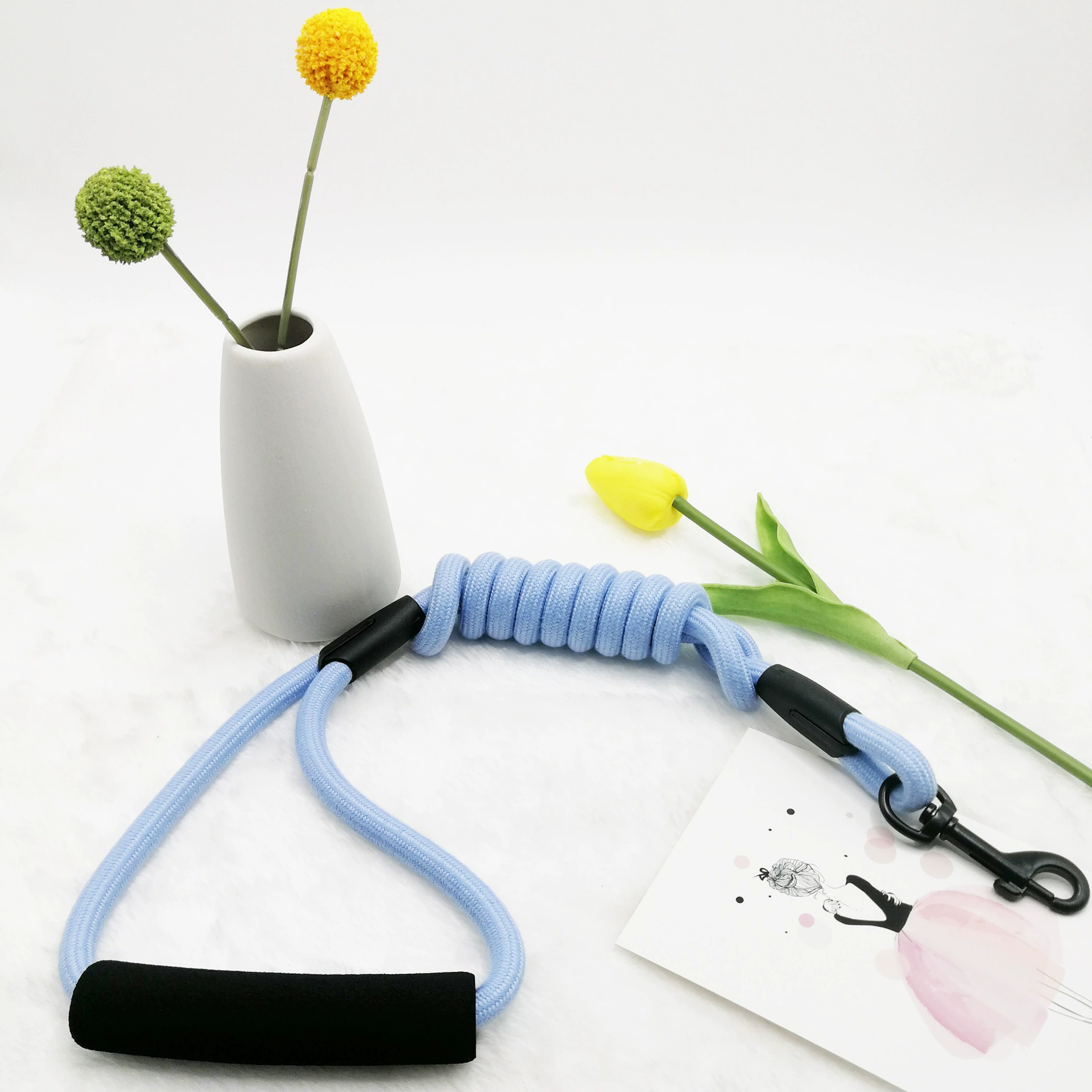 Оптовая продажа зоотоваров: поводок для собак с защитой от натяжения, удобный круглый поводок-веревка для маленьких, средних и крупных собак