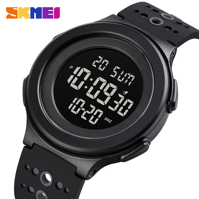 Skmei 1733 estudiante deportes al aire libre pantalla digital reloj electrónico moda retroiluminación cinta nuevo cronógrafo calendario reloj