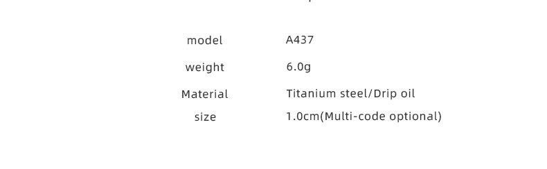 Retro Rectangle Titanium Steel Enamel Rings