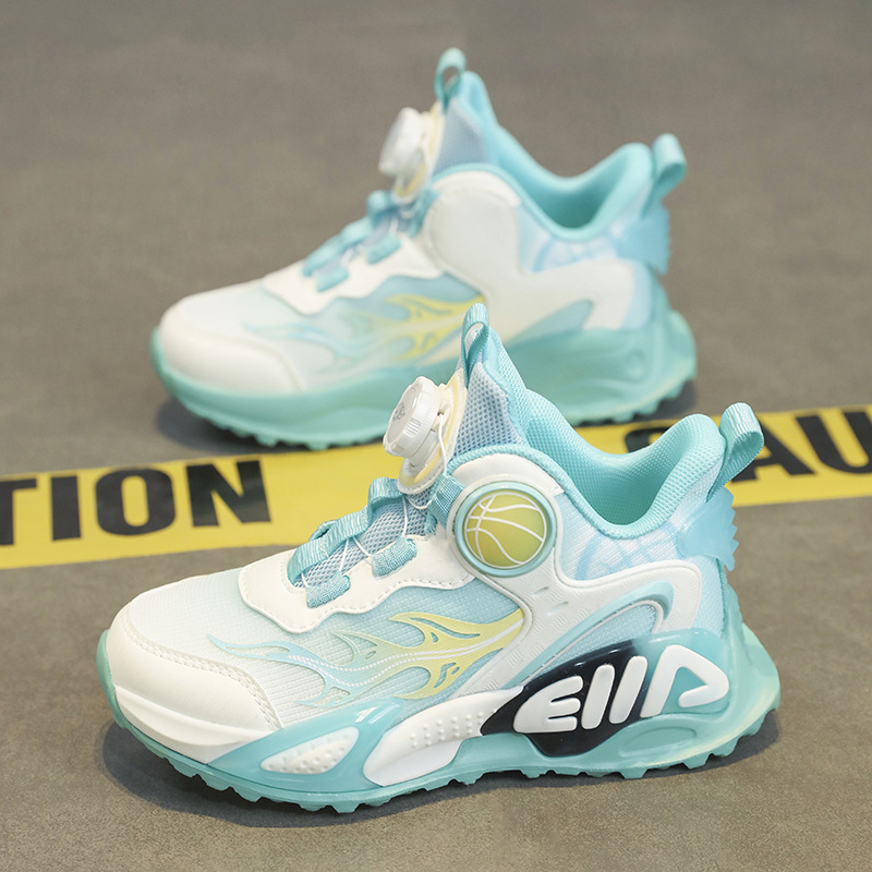 Zapatos infantiles primavera y verano nuevos zapatos de baloncesto de malla transpirable para niños zapatos deportivos de carreras antideslizantes para niños