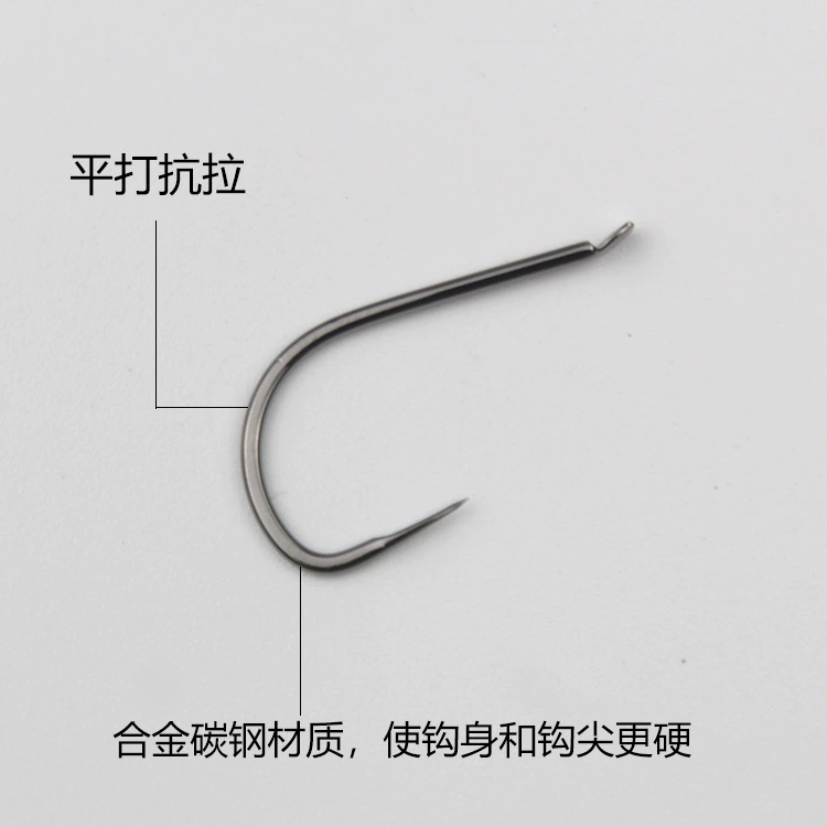 Boutique ghost teeth, new Guodong fish hook bulk without thorns long -handle carp fish hook black pit, non -fishing hook wholesale fishing gear