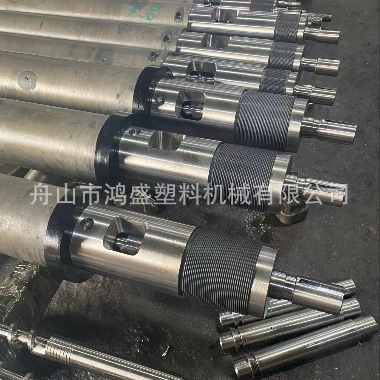 舟山厂家提供南天注塑机螺杆机筒合金螺杆南天塑机加长喷咀