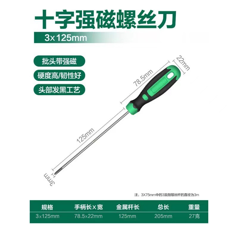 Destornillador cruzado manual destornillador multi-especificación con herramienta de reparación magnética destornillador fábrica al por mayor