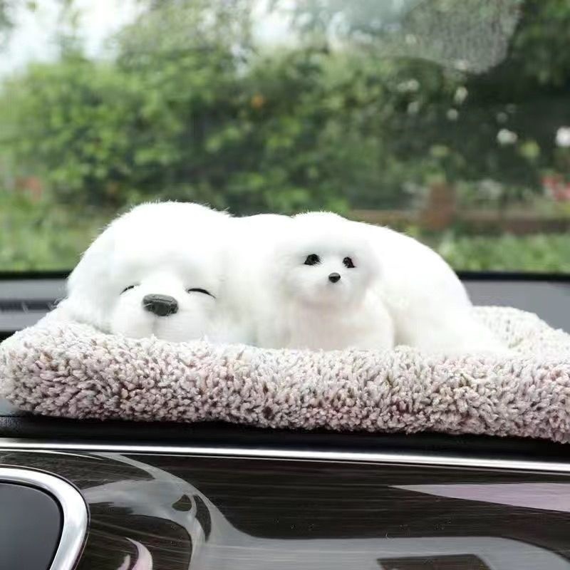 Llamará juguetes de simulación adornos de carbón de bambú modelo de gato adornos juguetes de peluche muñeca caja de regalo de cumpleaños