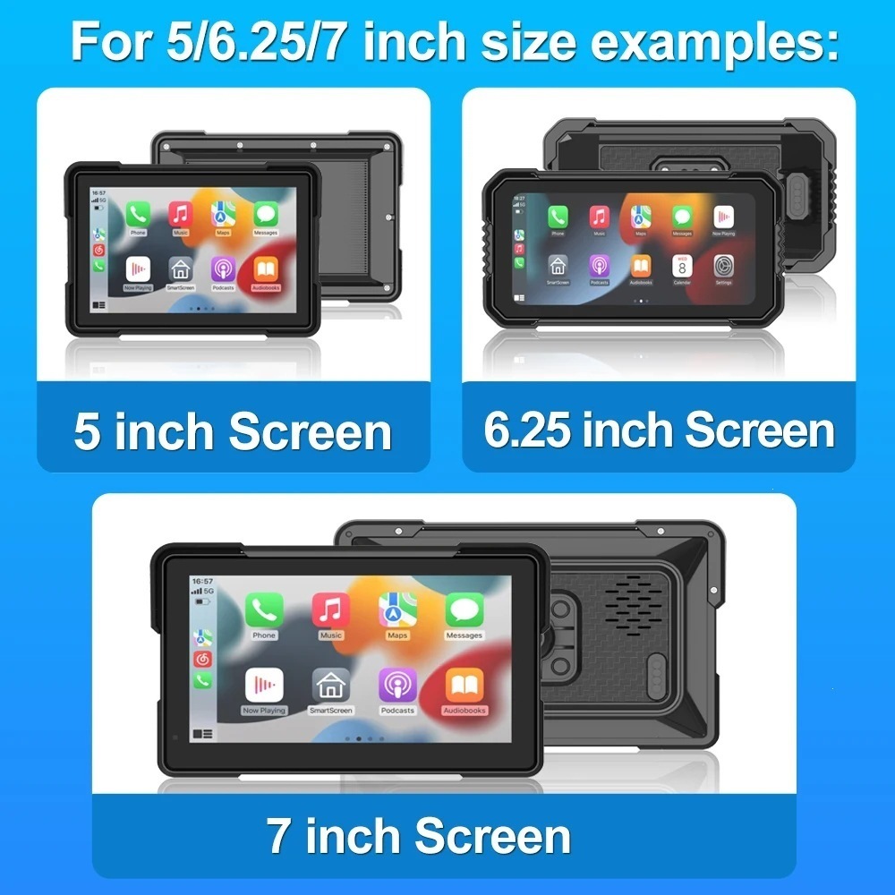 Motorcycle Dash Cam with Front and Rear Dual Lenses, Wifi Smart Navigator, Tire Pressure Monitoring, Waterproof Vehicle Device