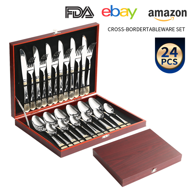 3 크라운 골드 도금 (로즈 우드 선물 상자)