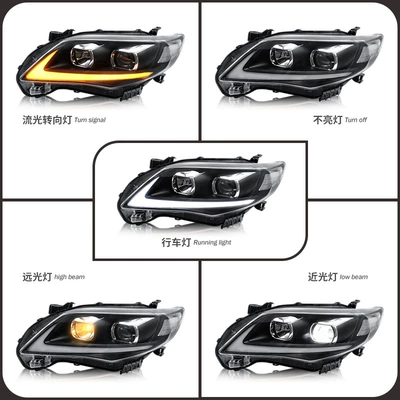 Modified car lights are Ön faralar