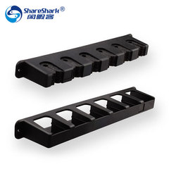 Wall-mounted vertical fishing rod rack multi-functional fishing rod display rack lure rod storage rack fishing gear hand rod storage rack