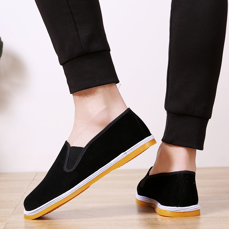 Zapatos de Tela Planos Mocasines para Hombre de Algodón, Transpirable, Secado Rápido, para Uso Diario image 3