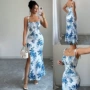 春夏海边修身女式连衣裙