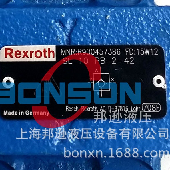 REXROTH/力士乐 R900457386 SL10PB2-4X,SL10GA2-4X,SL10PA3-42