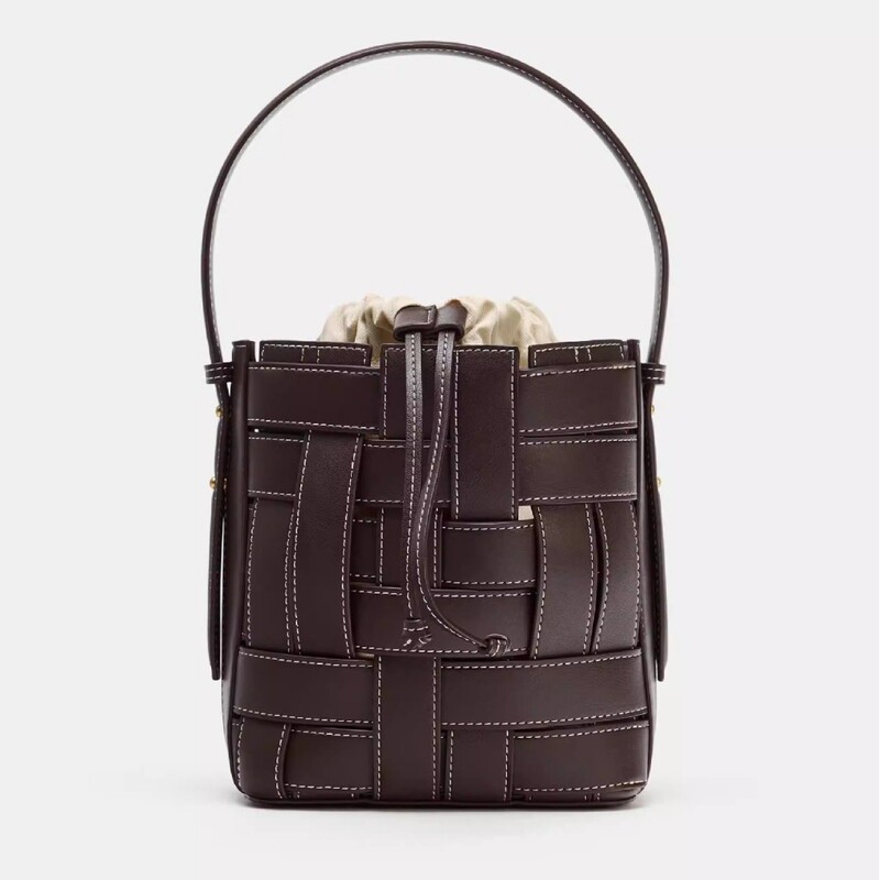 2026 Summer New Style Detachable Crossbody Strap Woven Handbag Personalized Women's Handbag Bucket Shoulder Commuter Bag 2026 Summer New Style Detachable Crossbody Strap Woven Handbag Personalized Women's Handbag Bucket Shoulder Commuter Bag