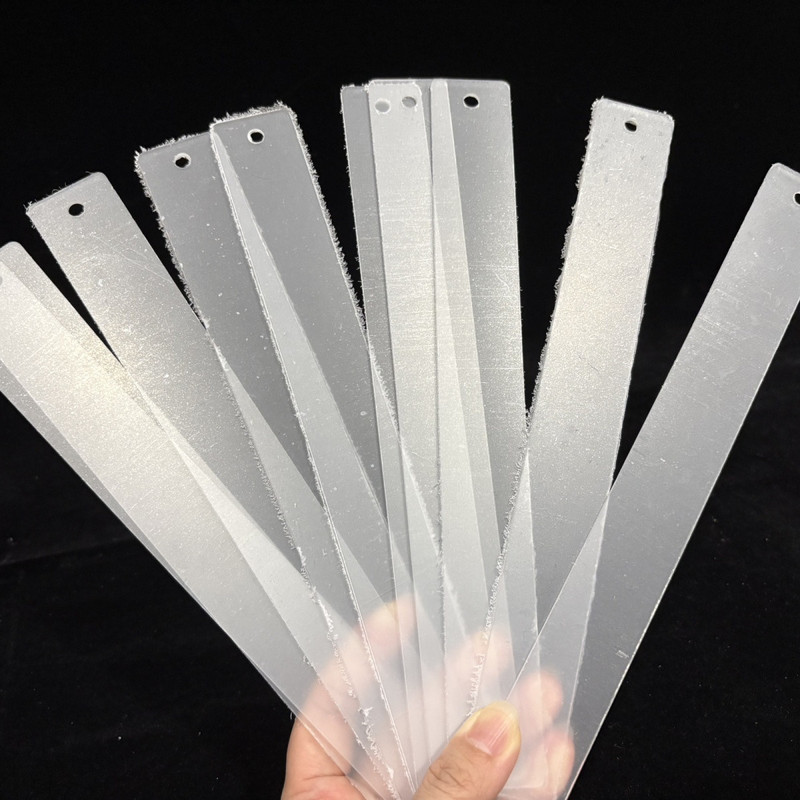 2025 New Model Curtain Lace Acrylic Transparent Display Board Simple High-Definition Scratch-Resistant DIY Display =