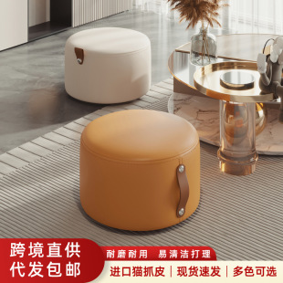Wholesale living room small stools, high-end household coffee tables, sofa stools, sturdy and durable doorway shoe changing stools, children's low stools