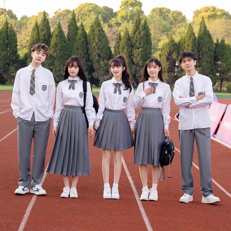 合唱詩朗読公演衣装学院風中学生制服高校生学院風英倫班服セット|undefined