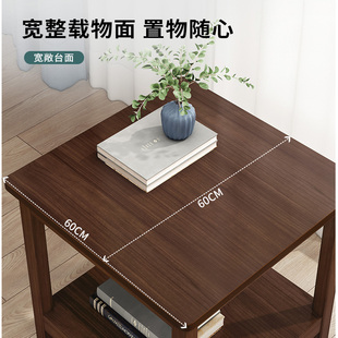 Side Table Coffee Table Living Room Household Mini Solid Wood Simple Chinese Corner Sofa Corner Side Small Household Army Army
