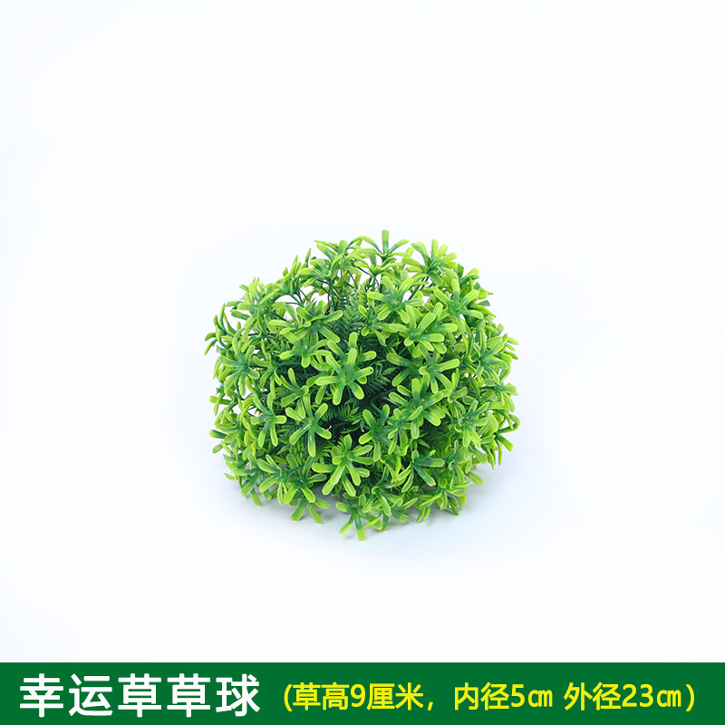 Planta Artificial Decorativa, Bola de Milán Verde, Decoración de Techo, Flor Artificial de Plástico, Exhibición de Inauguración de Centro Comercial, Bola de Hierba de Eucalipto
