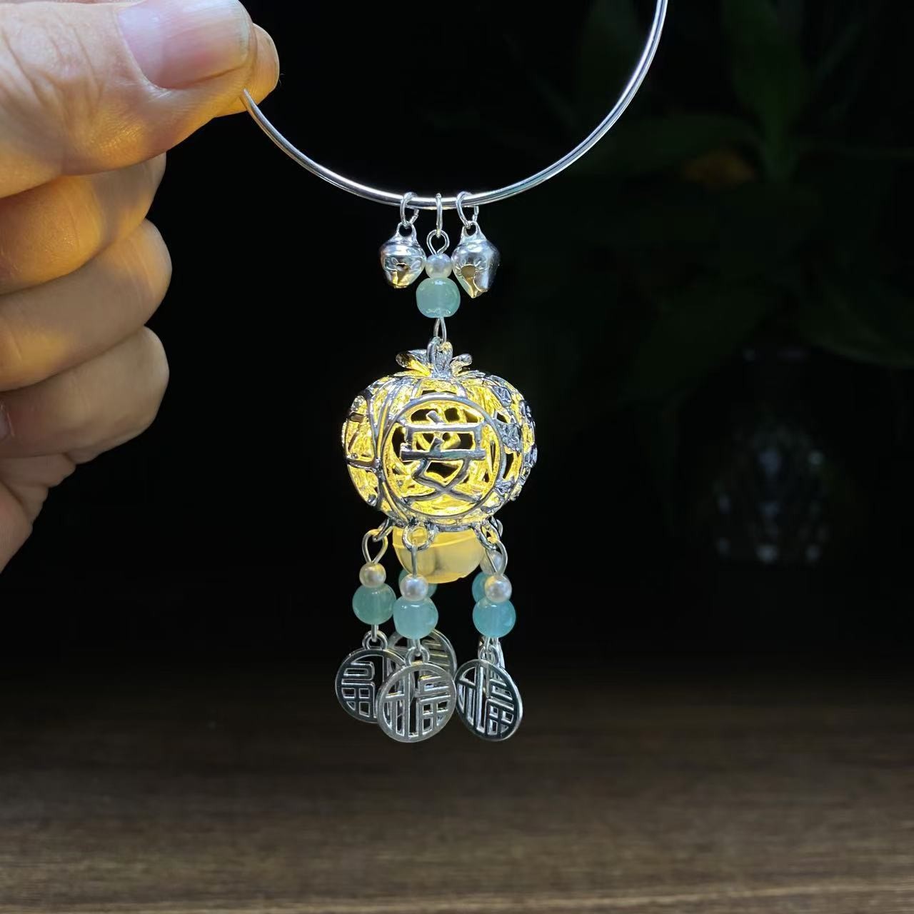 Silver bracelet 8355