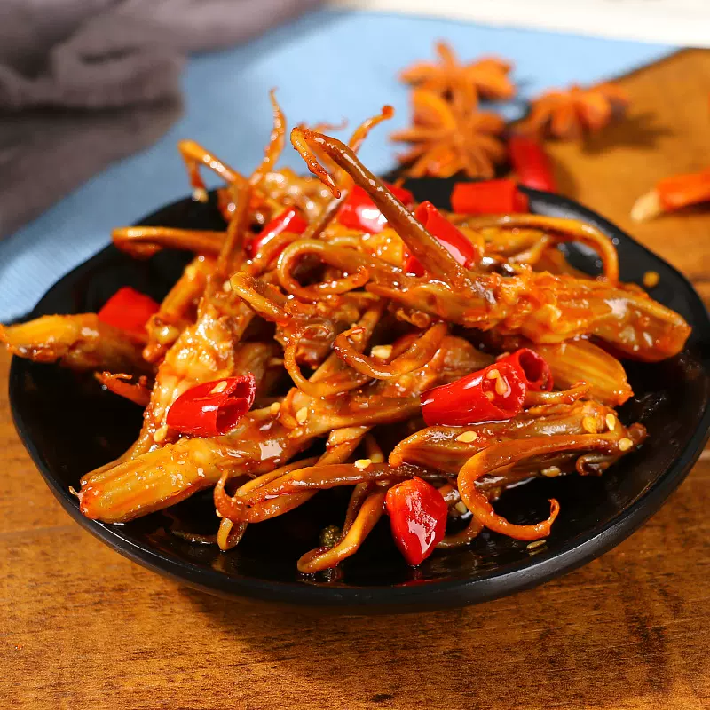 源头货源四川麻辣零食熟食 肉类卤味零食 即食鸭舌头鸭肉即食休闲