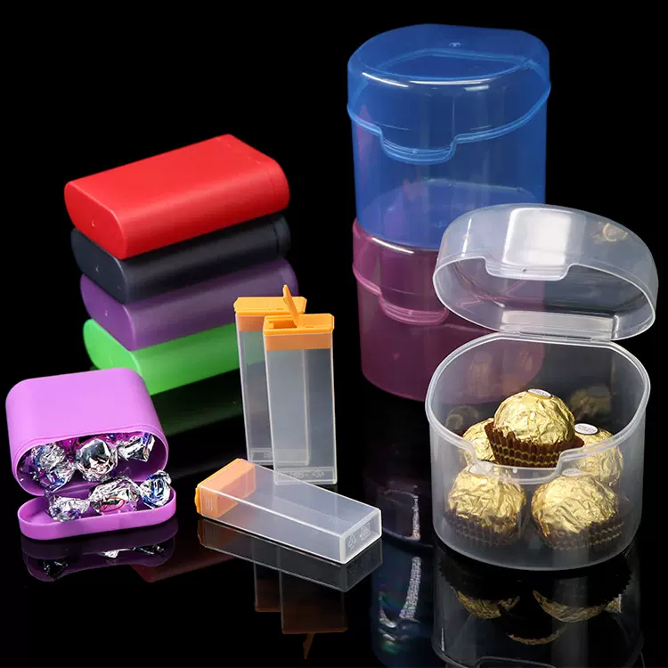 口香糖食品盒定制牛肉粒包装盒休闲蜜饯干果塑料盒固体饮料胶囊盒