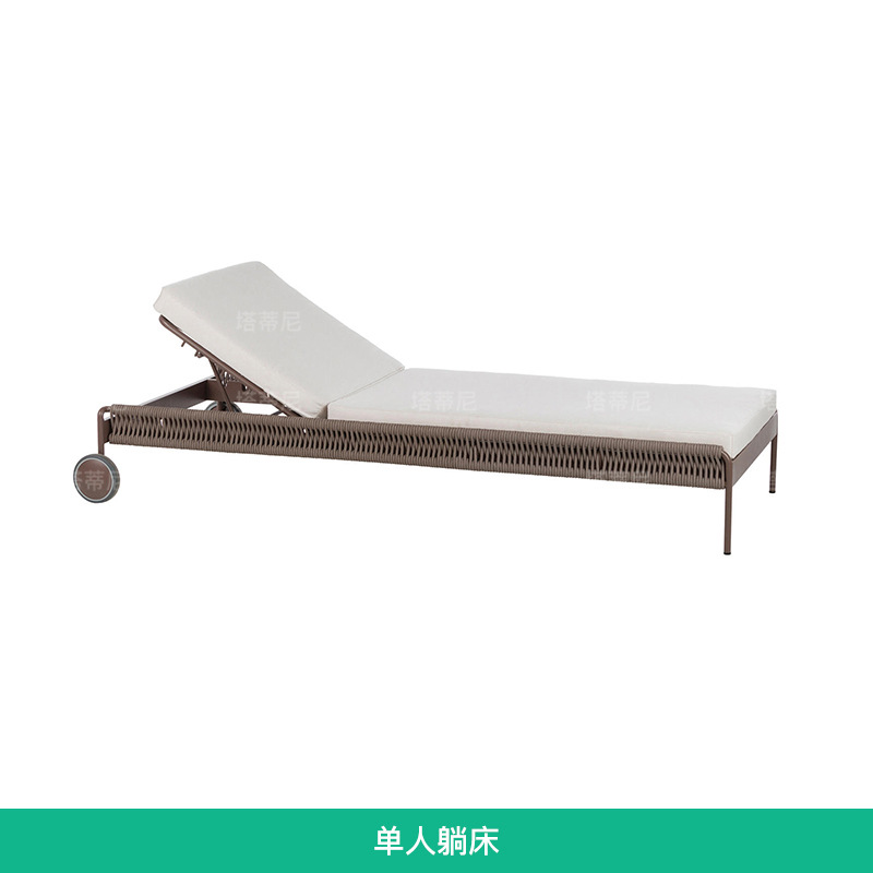 Sofá de exterior para villa, patio, terraza, sala de estar, muebles de ratán para jardín, balcón, conjunto de sofá y mesa de café