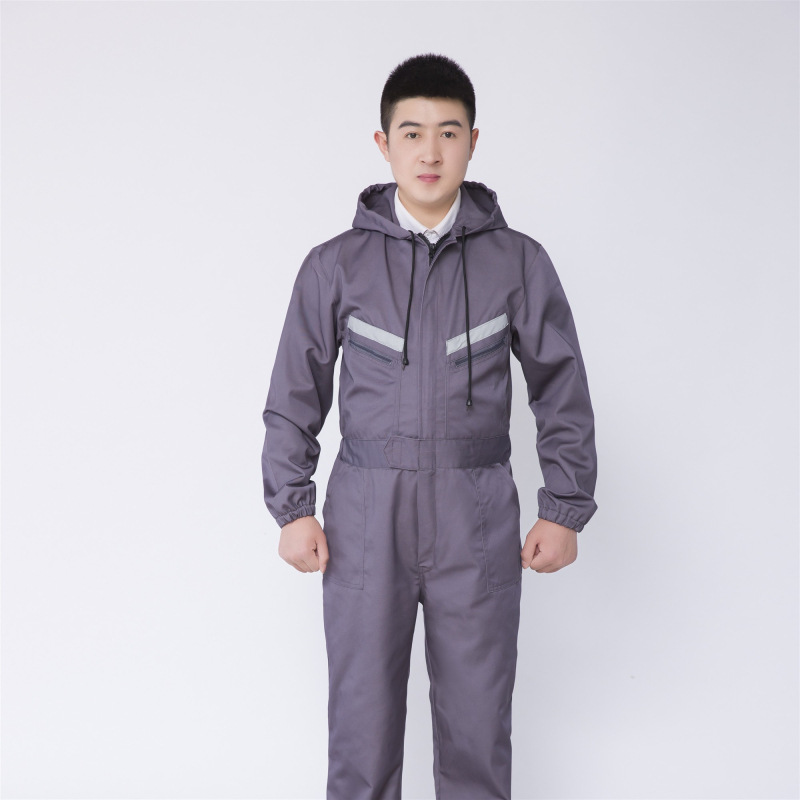 Moda Monos de una sola pieza encapuchado primavera y otoño de manga larga reparación de automóviles reparación fábrica taller decoración desgaste resistente al trabajo protección herramientas