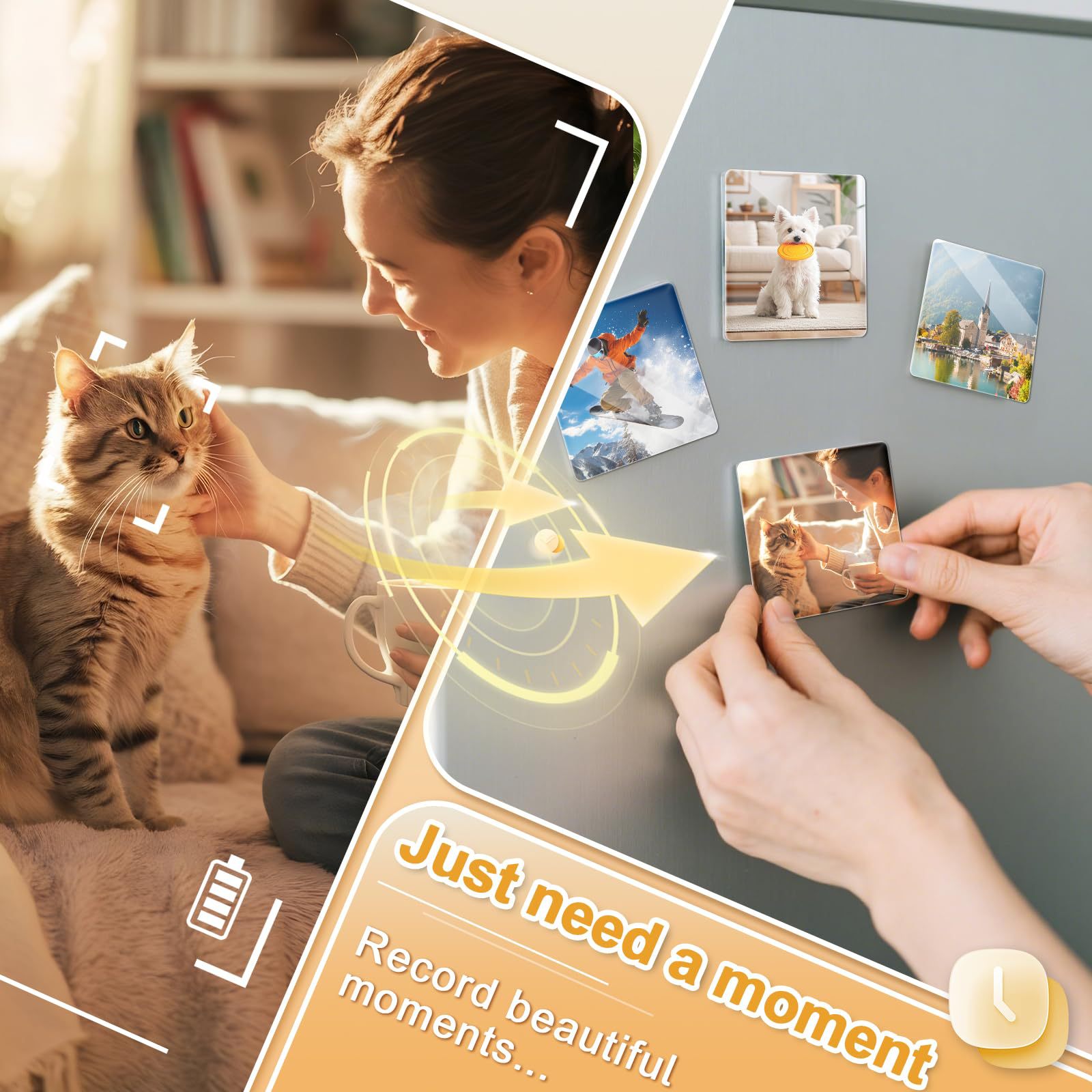 50 * 50MM máquina de insignia cuadrada cuadrada esquina redondeada refrigerador cuadrado pegado máquina casera máquina de insignia transfronteriza