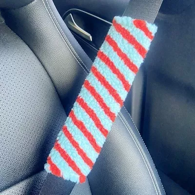Seat belt shoulder pad to Prevent Strangulation