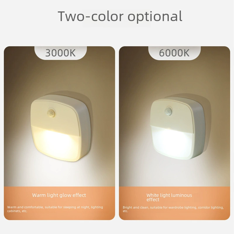 Smart induction LED lantern for bed, physiological battery, night light, human sensor, wholesale