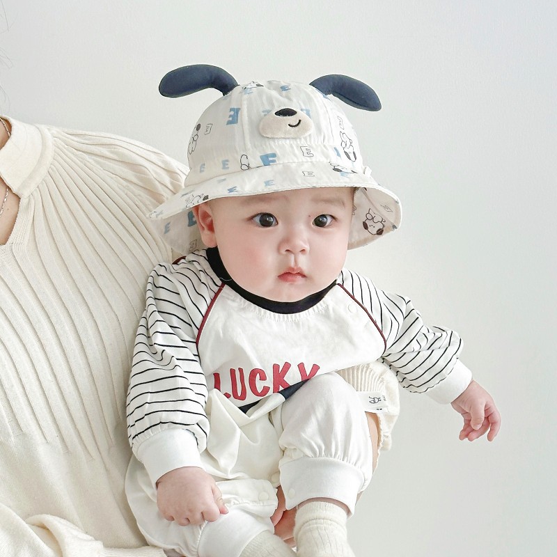 Sombrero para bebés primavera lindo super lindo pequeño mes sombrero sombrero de sol primavera delgado bebé ajustable sombrero de cuenca