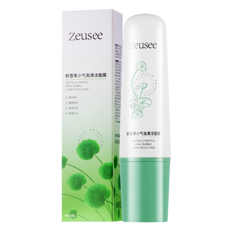 Centella asiais small bubble mask moisturizing deep cleansing moisturizing spontaneous foam applicator mask factory in stock