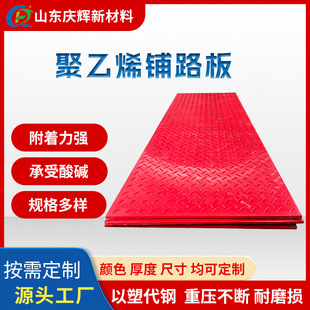 Anti-skid road base plate HDPE road base plate
