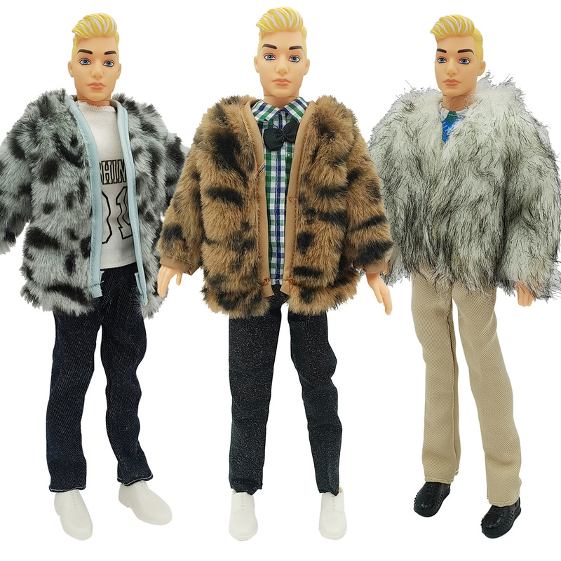 Male Barbie Doll Clothes Sweater Outwear 6 Points 30cm Suit Fashion Toy Baby Clothes Ken 11inch
