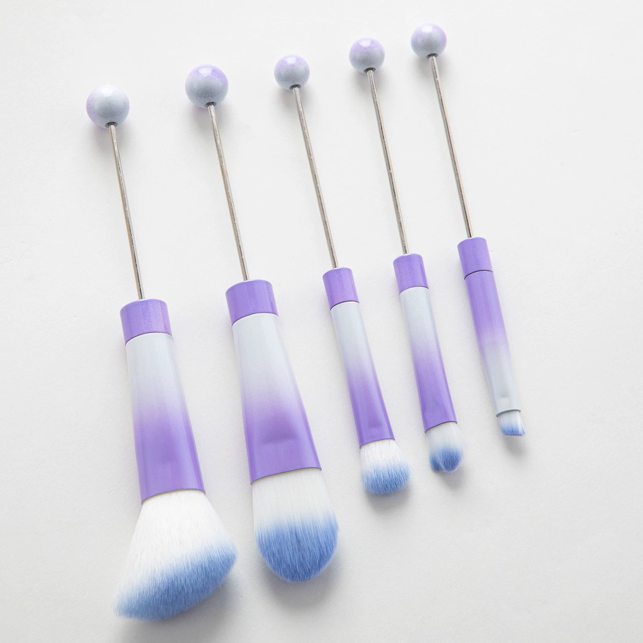 Metal soft brush, face blush, foundation, DIY