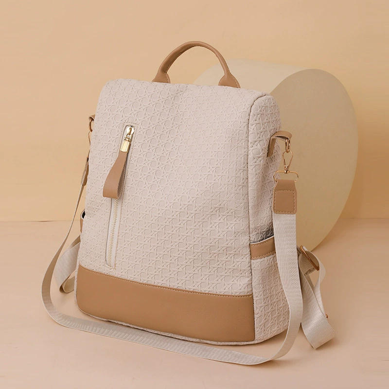 Capacious backpack for leisure for traveling, bag for mother and baby, worn on the shoulder, 2023