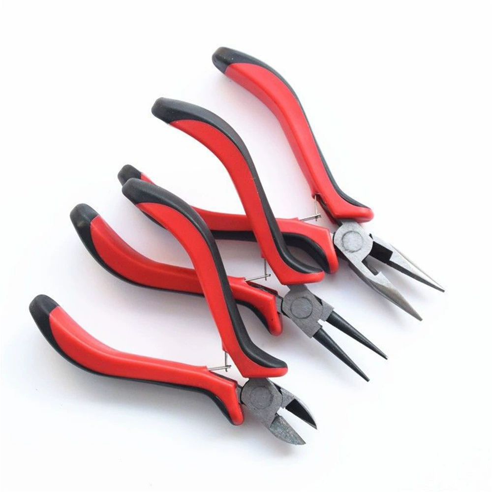 Многофункциональные плоскогубцы с косым кончиком, плоскогубцы с открытым концом, плоскогубцы для завязывания крючков, плоскогубцы с изогнутым кончиком, мини-инструменты для ювелирных изделий ручной работы своими руками