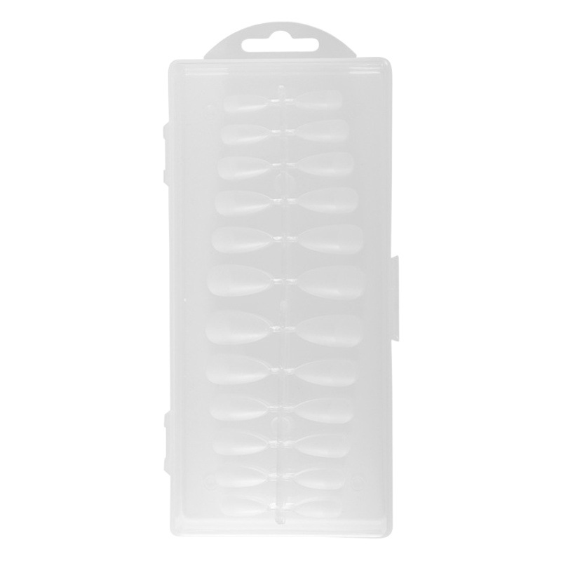 Nuevo ultra-Delgado de uñas sin costura pieza de uñas talla-libre molienda media esmerilado extensión completa y la mitad de doble uso de la pieza de clavo de almendra de ballet