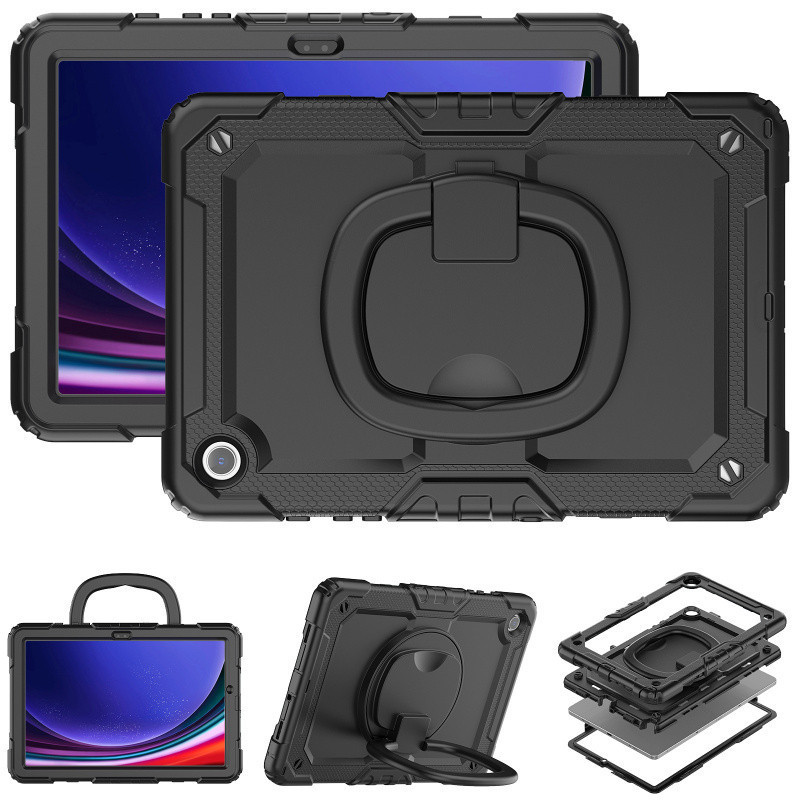 Suitable for A9Plus Samsung Galaxy Tablet Tab Protective Case S6Lite Protective Case S10Fe Anti-Fall Silicone A7
