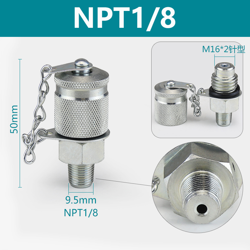 Adaptador de excavadora conector de medición de presión de tubería hidráulica conector de prueba de presión de manguera de medición de presión cónica H de 24 grados conector de prueba de manómetro