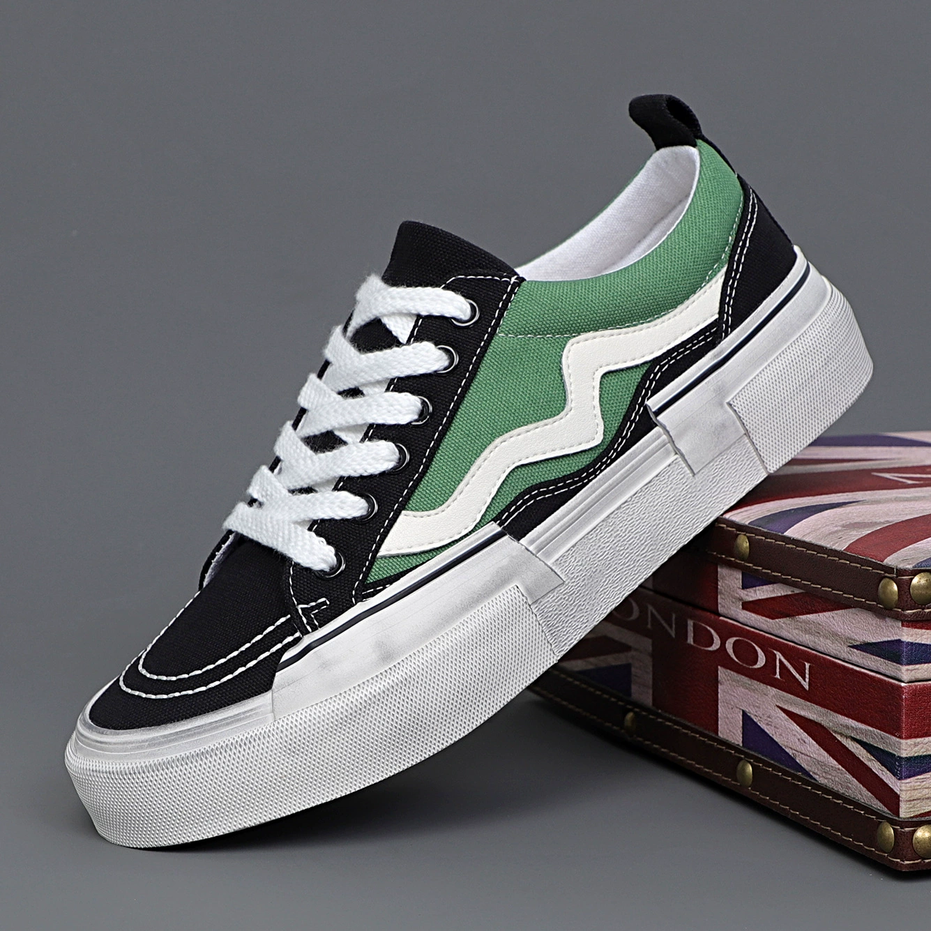 Fashionable breathable footwear for leisure, low trend shoes, sneakers, trend of season