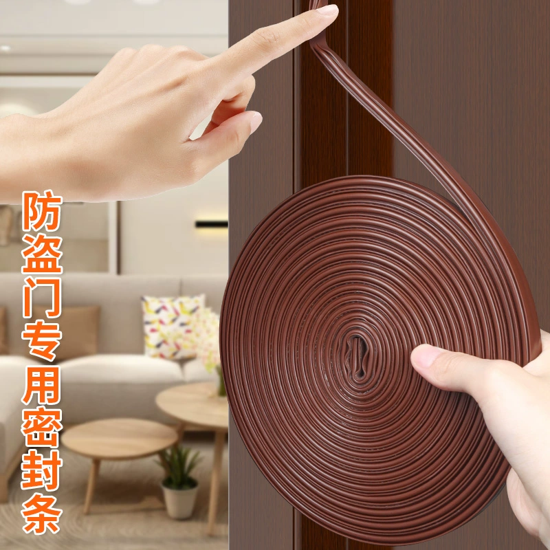 Противоугонная дверь прессование дверных швов, ветрозащитная дверная рама, противоударная шумоизоляция, сверхтихая входная дверь, амортизирующая уплотнение