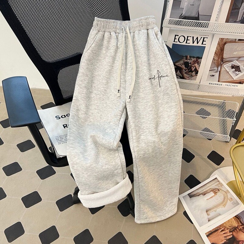 2026 new casual long pants, unisex straight-leg long pants, trendy spring/autumn sports pants, American-style versatile sweatpants 2026 new casual long pants, unisex straight-leg long pants, trendy spring/autumn sports pants, American-style versatile sweatpants