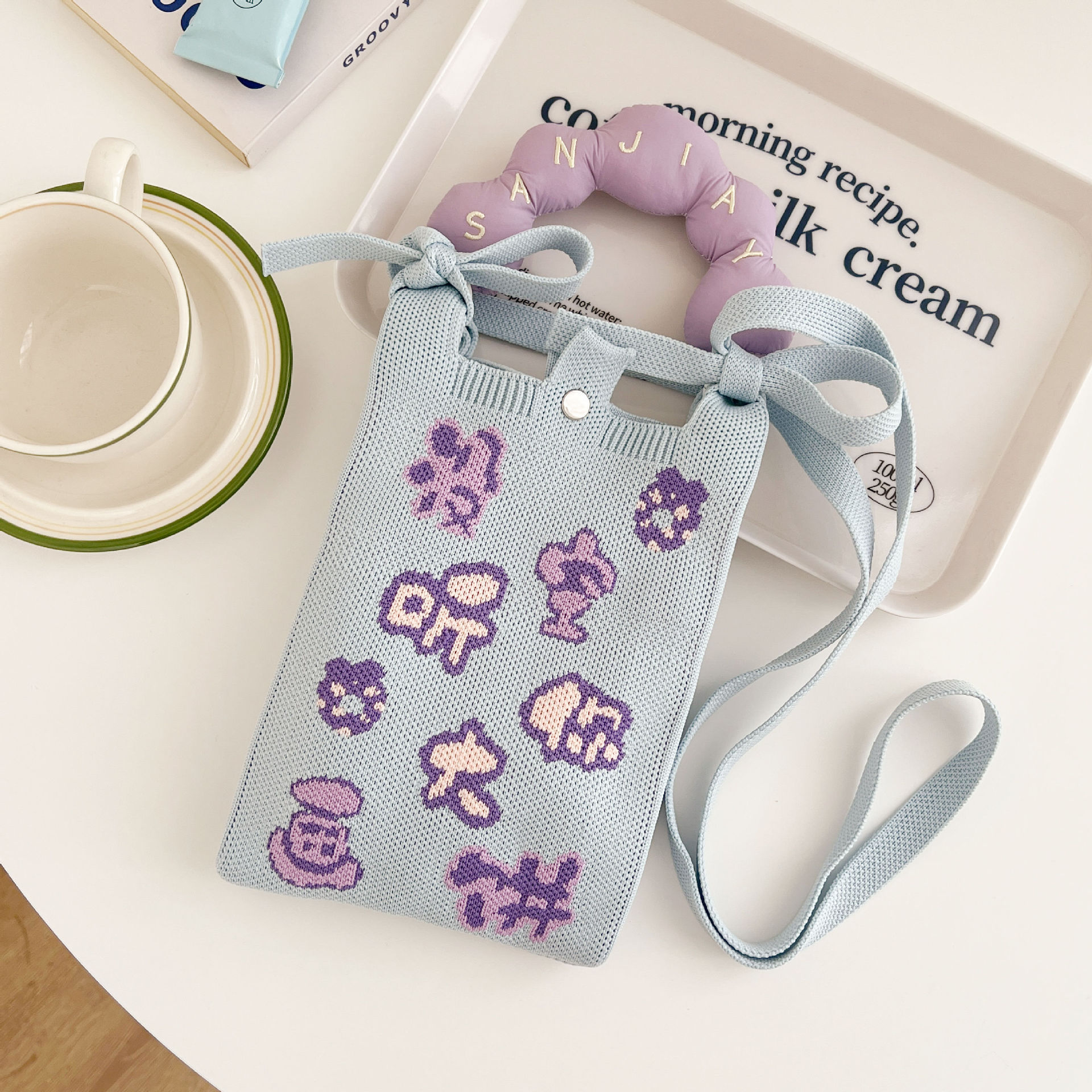 보라색 플랫브레드