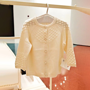 Winter New Dragon Scale Wool Cardigan for Men and Women, Baby Knitted Knitwear, Kidsren's Long-Sleeved Small Outwear, Seiko New Year's Clothing