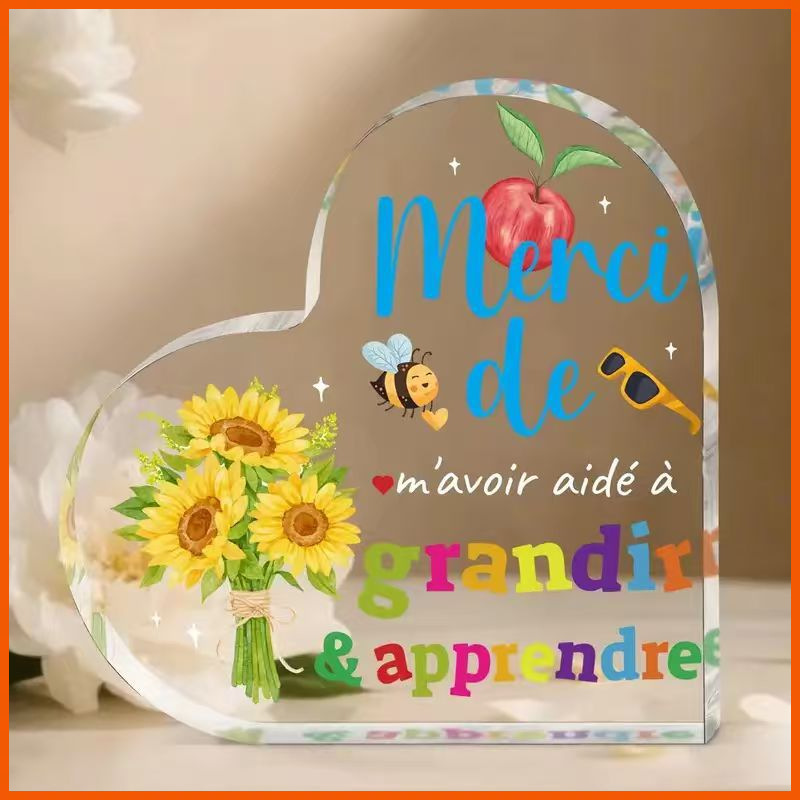 跨境货源爱心造型女性朋友最好的朋友牌匾姐妹礼物生日感谢礼物