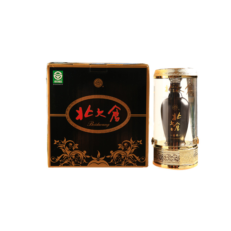 北大仓国粮白酒 四瓶装 浓香型52度/42度粮食酿造高度白酒 礼盒酒