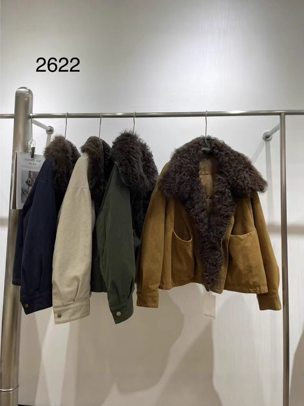 MAX同款冬季新款大翻领外套女加厚工装派克服宽松复古羽绒保暖外|undefined