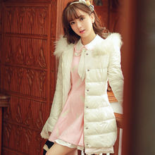 羽绒服女小个子2025新款修身中长款无帽保暖黑色白色淑女风外套