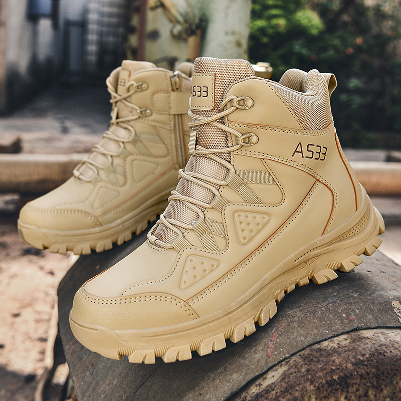 2025 Amazon botas militares grandes transfronterizas botas de combate al aire libre botas del desierto botas especiales nuevas botas militares